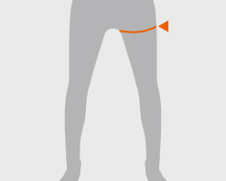 16: 太腿囲(ふとももまわり)