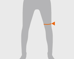 18: 膝上囲(ひざうえまわり)